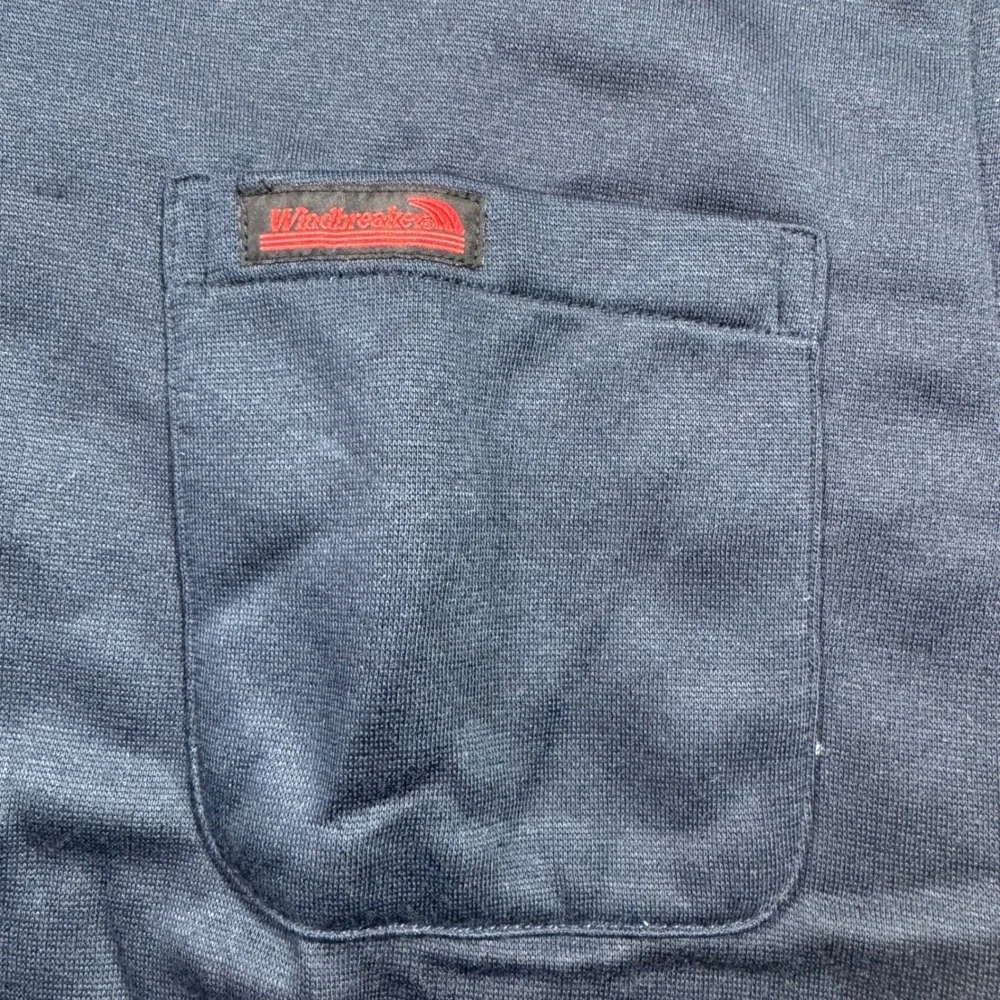 Windbreaker Polo Sweatshirt Mens XL Navy Blue NWOT Vintage Long Sleeve 153